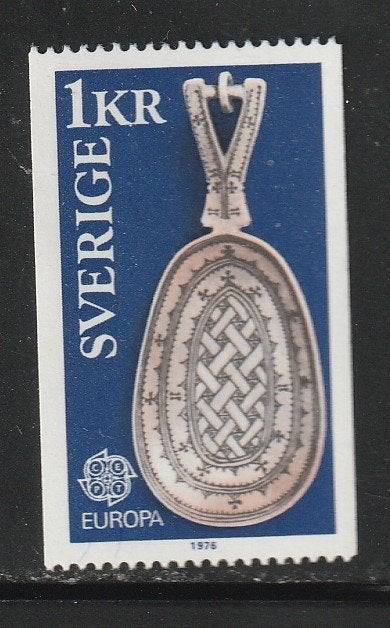 Verenigd Europa 1976 - Zweden - Lepel van Eland hoorn, Ophalen, Postfris, Overige thema's