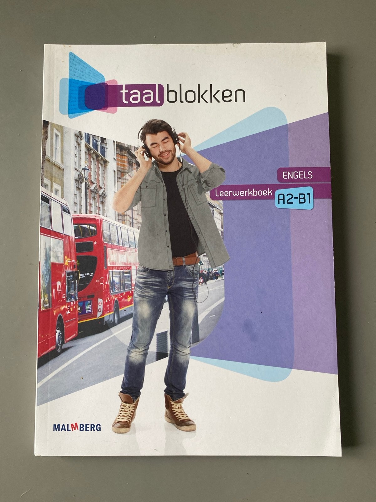 Taalblokken Engels A2-B1 Leerwerkboek Malmberg, Ophalen, Zo goed als nieuw, Non-fictie