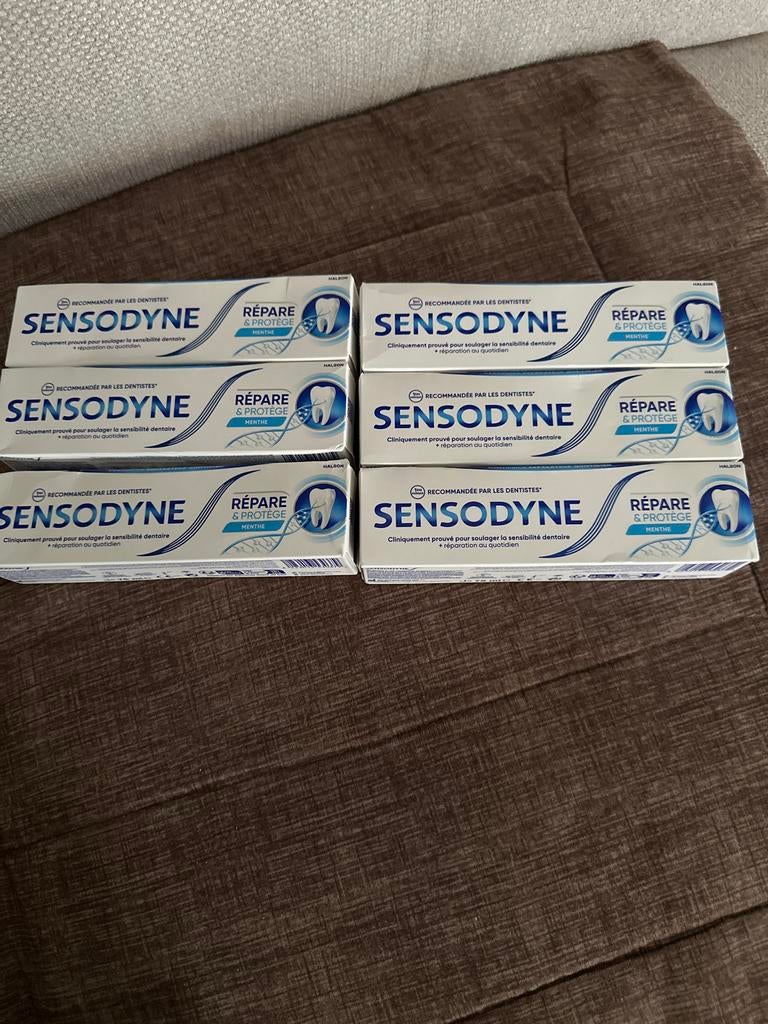 Sensodyne Tandpasta Réparer & Beschermen - 6 stuks, Sieraden, Tassen en Uiterlijk, Uiterlijk | Mondverzorging, Ophalen of Verzenden