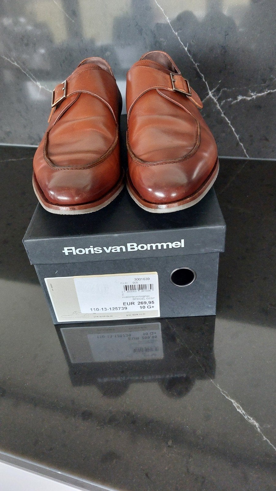 Floris van Bommel herenschoenen, Bruin, Floris van Bommel, Ophalen of Verzenden, Gespschoenen