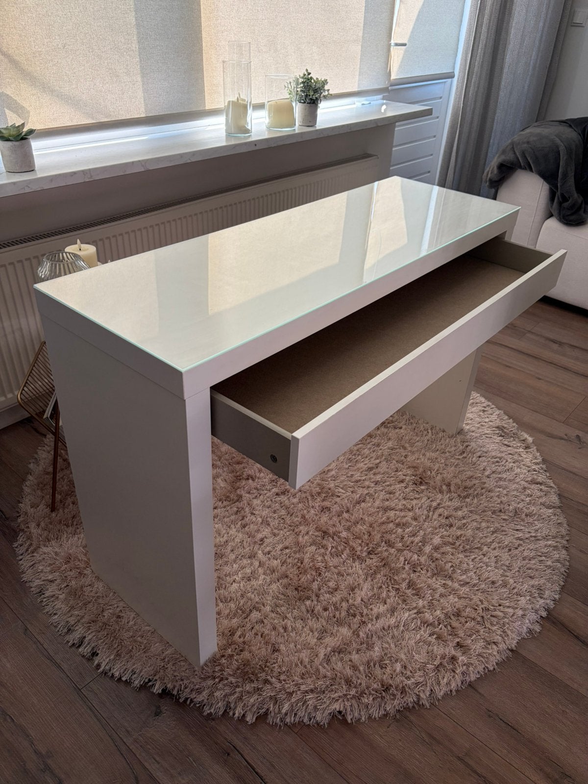 Make-up tafel Ikea, Huis en Inrichting, Ophalen, Gebruikt, 120 cm, Spaanplaat of MDF