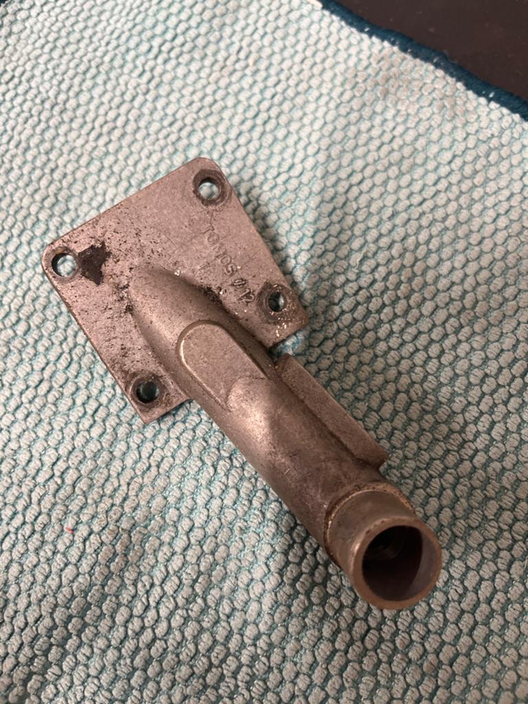 Tomos 12mm Inlaatspruitstuk Origineel - Gebruikt, Ophalen of Verzenden, Gebruikt, Overige typen, Tomos