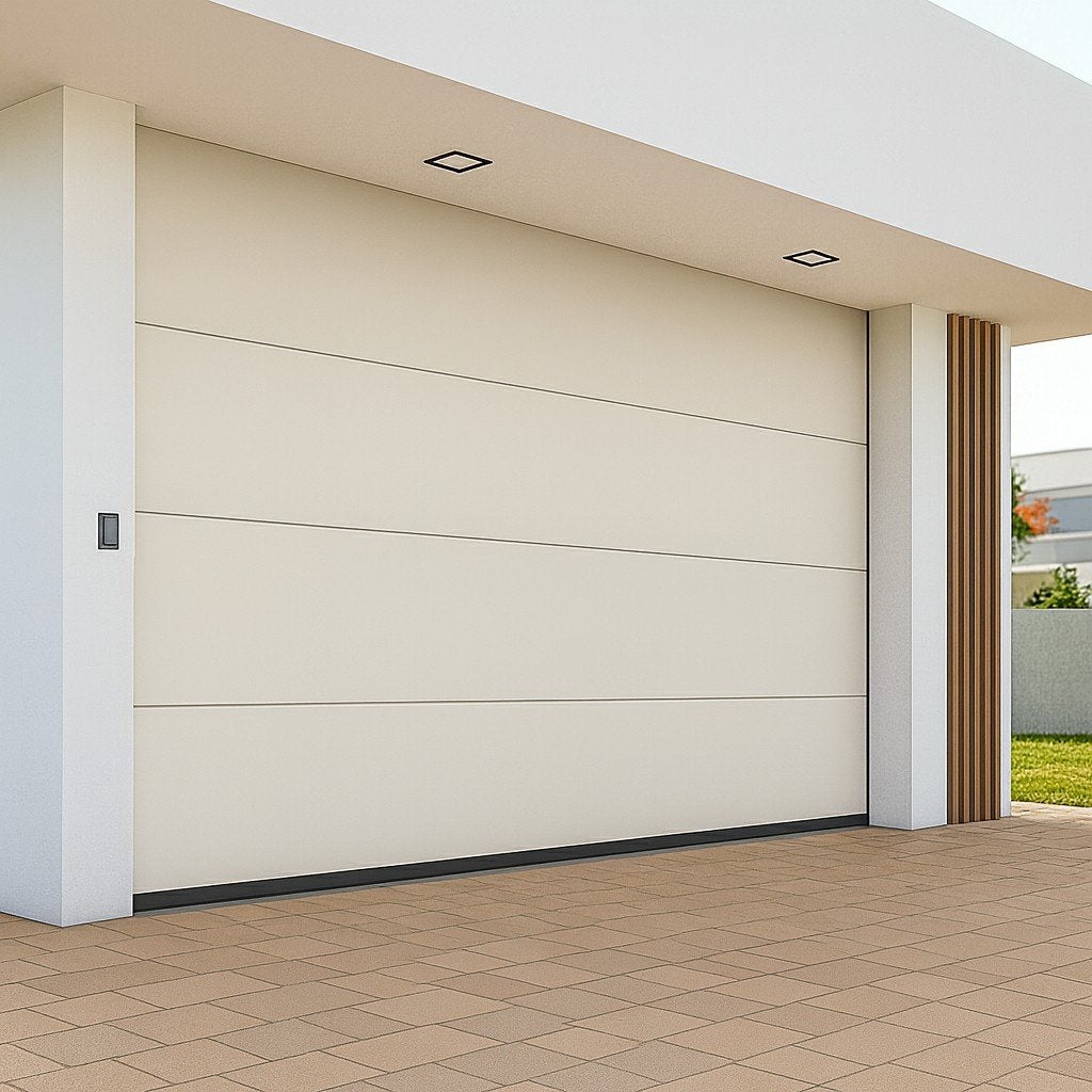 Nieuwe elektrische garagedeuren - compleet pakket 3 m breed, Ophalen of Verzenden, 120 cm of meer, 215 cm of meer, Garagedeur