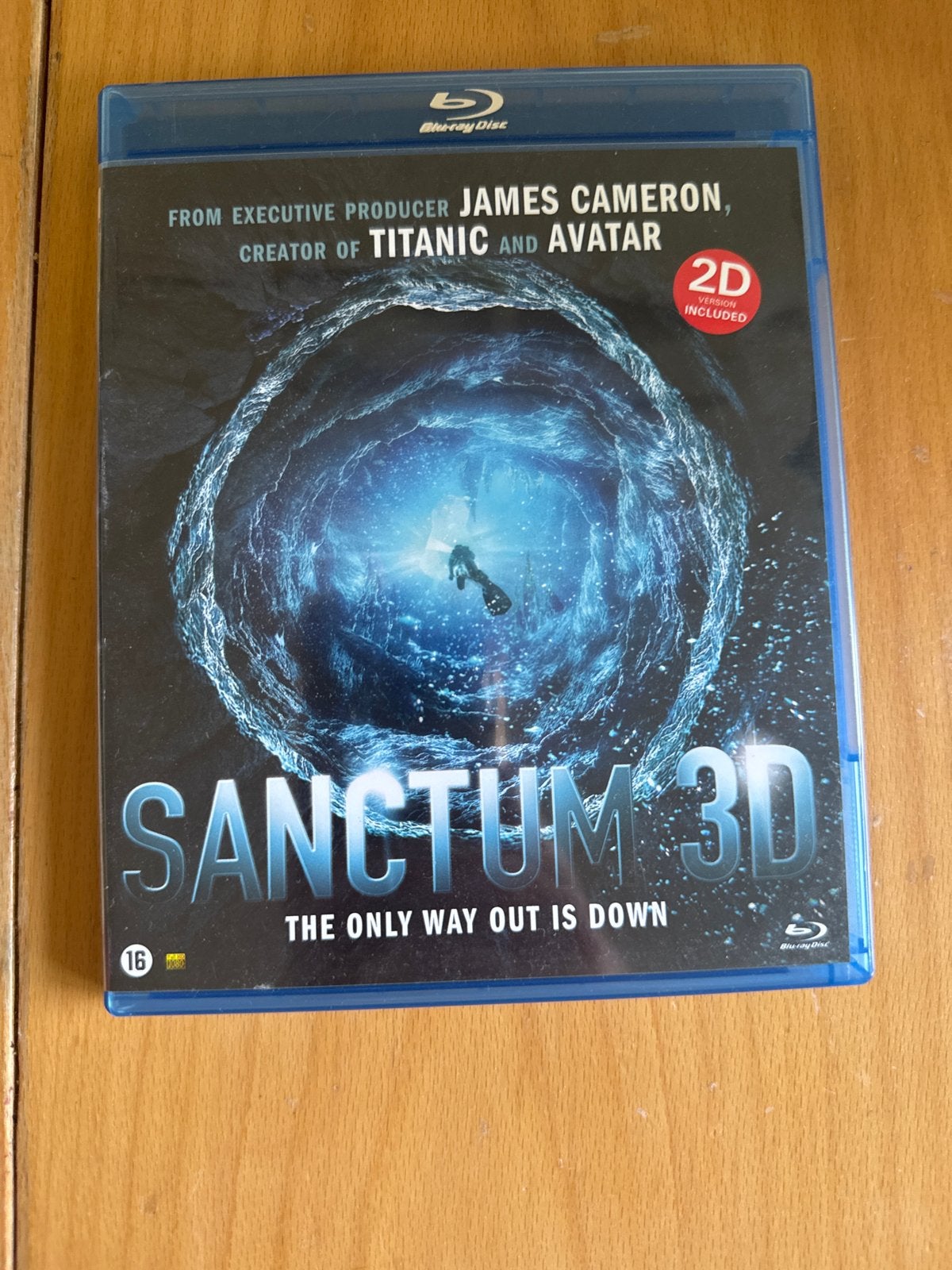 Sanctum 3D Blu-ray (incl. 2D versie) - James Cameron, Cd's en Dvd's, Avontuur, Inclusief extra's, Vanaf 16 jaar, Film