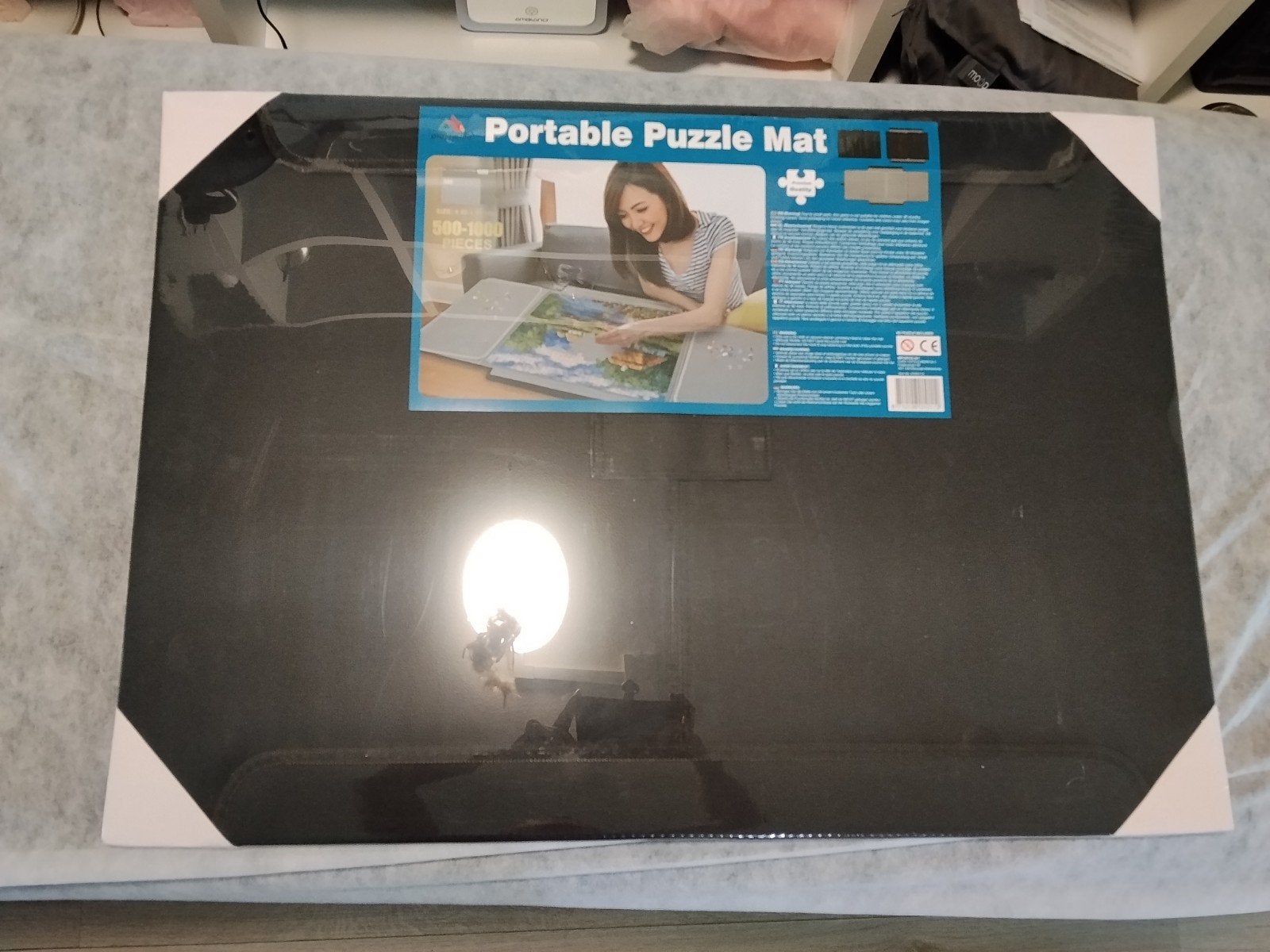 Draagbare Puzzelmat voor 500-1000 stukjes, Ophalen, 500 t/m 1500 stukjes, Nieuw, Legpuzzel