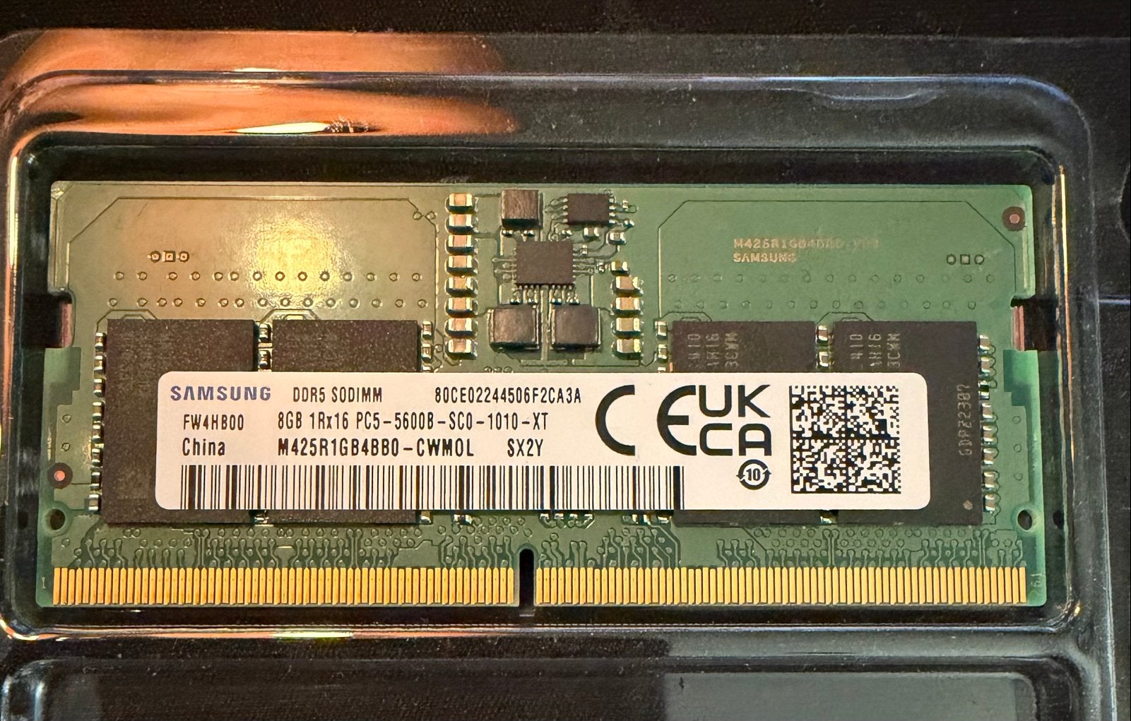 Samsung DDR5 SODIMM 8GB RAM Geheugenmodule, Computers en Software, RAM geheugen, 8 GB, Nieuw, Ophalen of Verzenden, DDR5