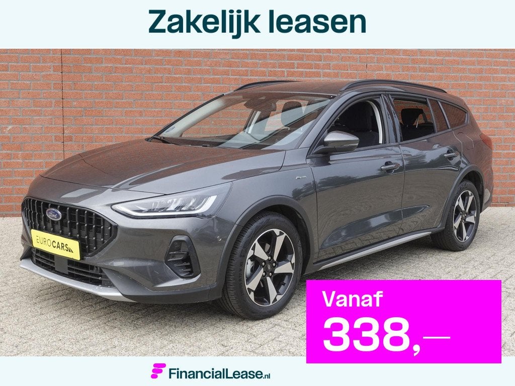 Ford Focus Wagon 1.0 EcoBoost 155pk Hybrid Active X Navigati, Stof, Gebruikt, Euro 6, 3 cilinders