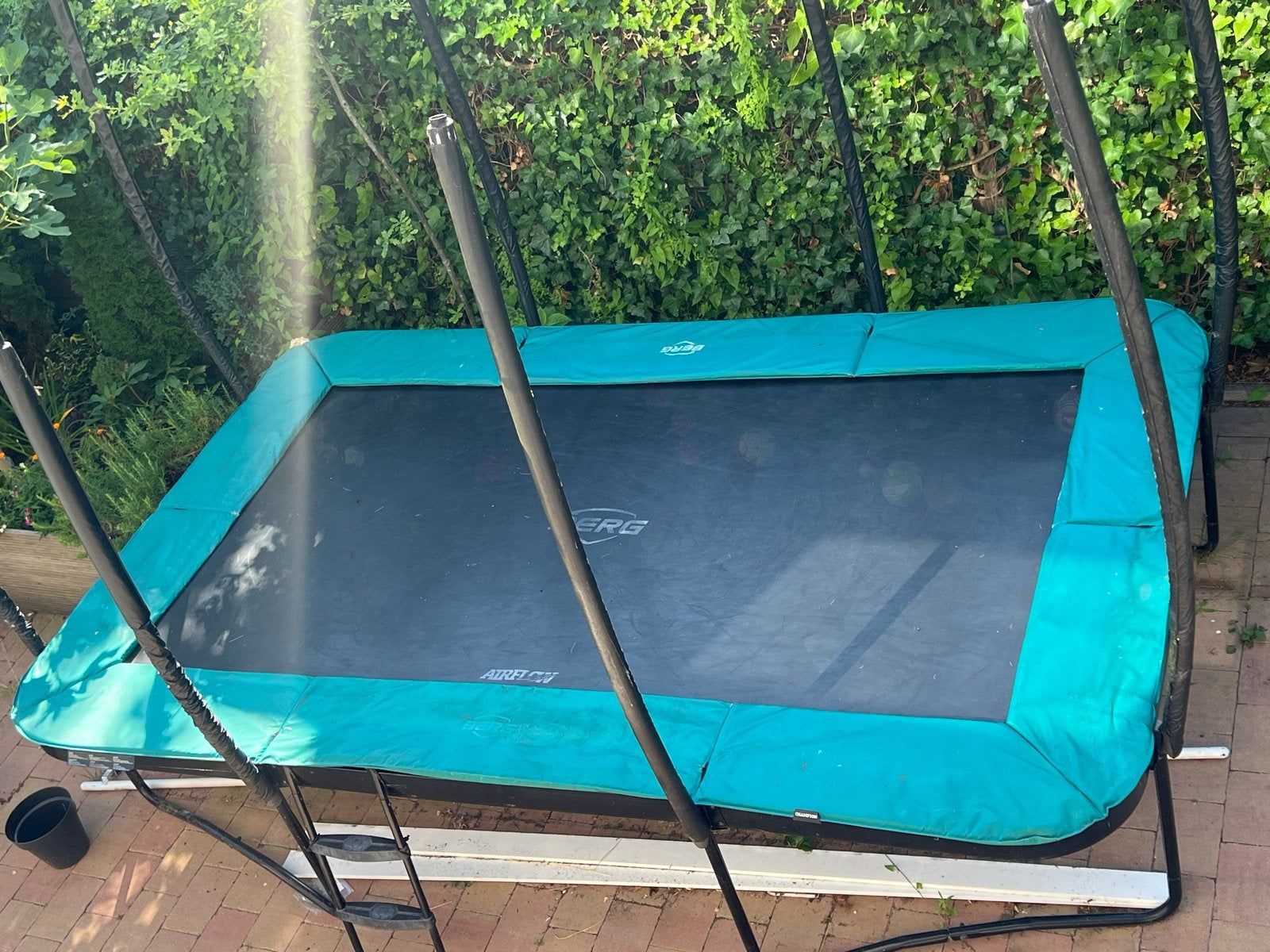 BERG DLX XL Trampoline (zonder net) 410x250, Ophalen, Gebruikt