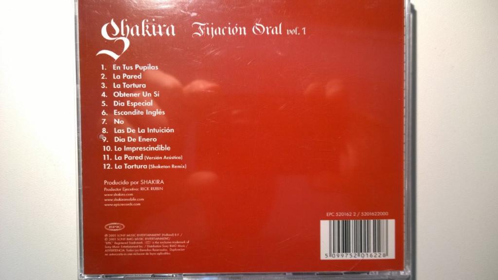 Shakira - Fijación Oral Vol.1, Ophalen of Verzenden, Zo goed als nieuw