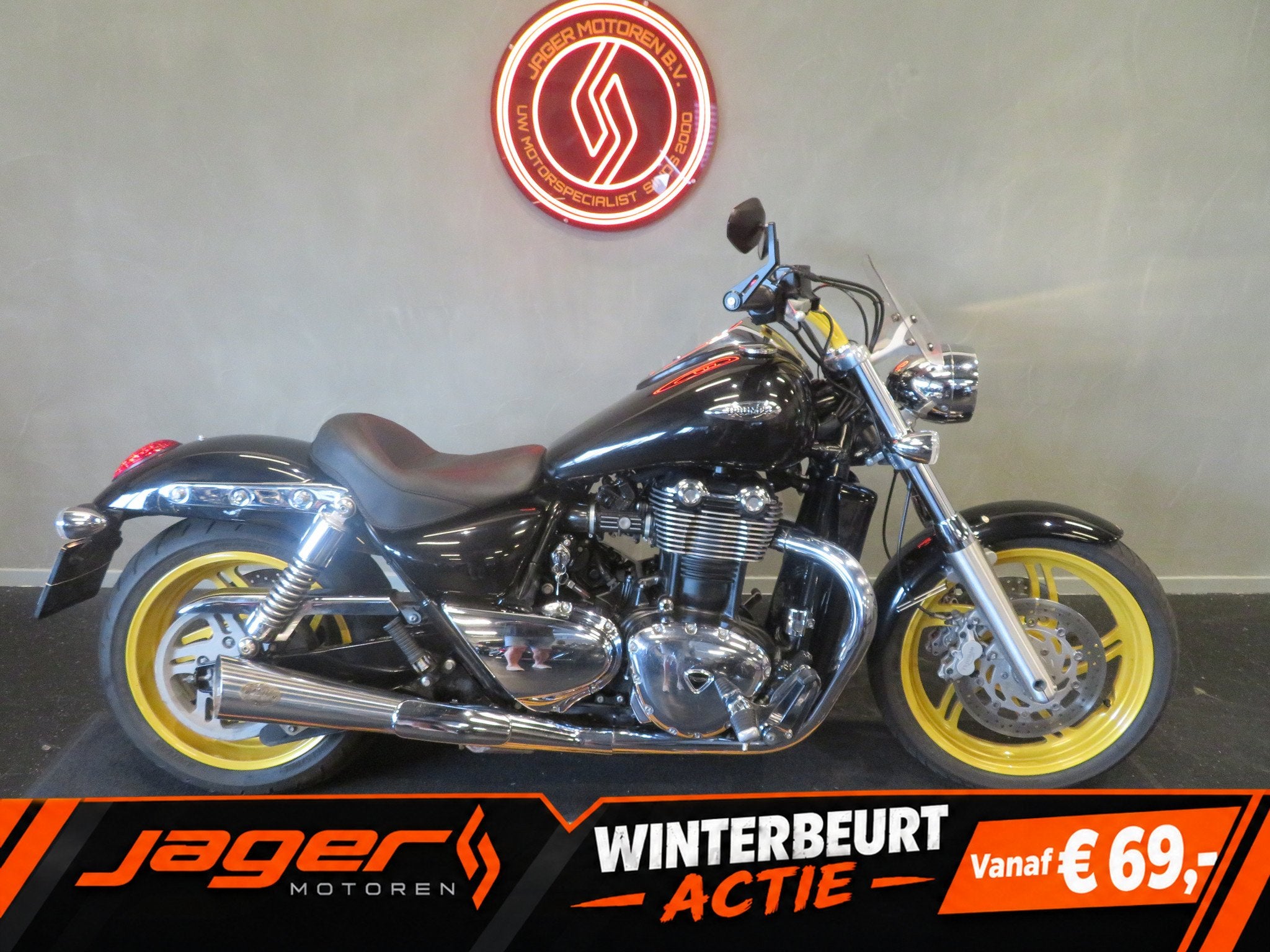 Triumph THUNDERBIRD 1600 NIEUWSTAAT! (bj 2011), Chopper, Gebruikt, Bedrijf