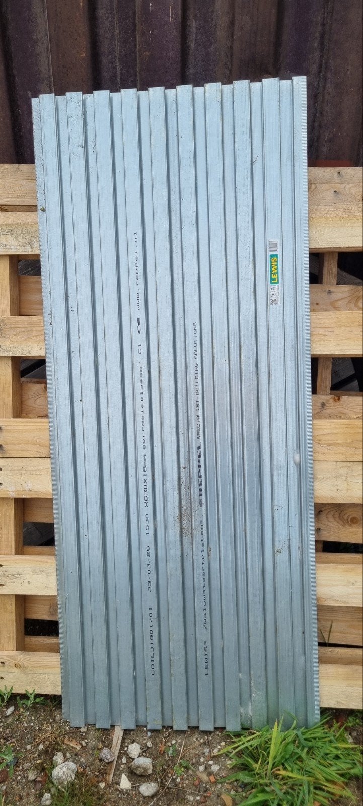 Lewis plaat voor betonvloer, Ophalen of Verzenden, Gebruikt, Overige materialen, Minder dan 20 mm