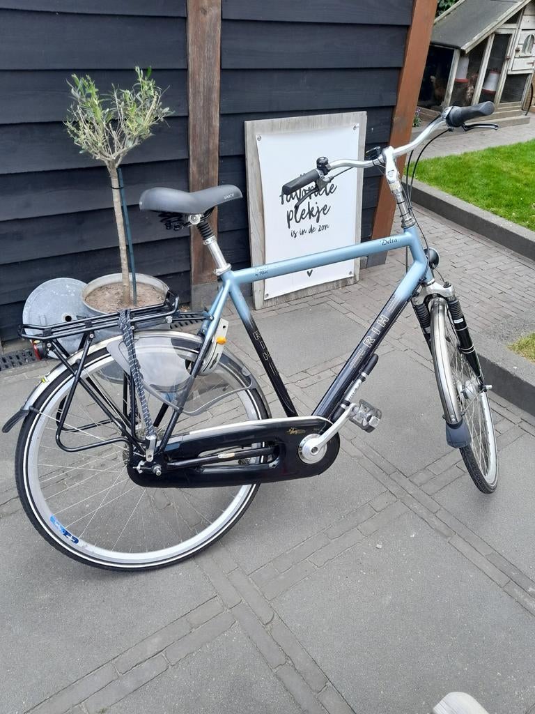 Rih delta herenfiets 60cm, Fietsen en Brommers, Gebruikt, Versnellingen, 57 tot 61 cm, Ophalen