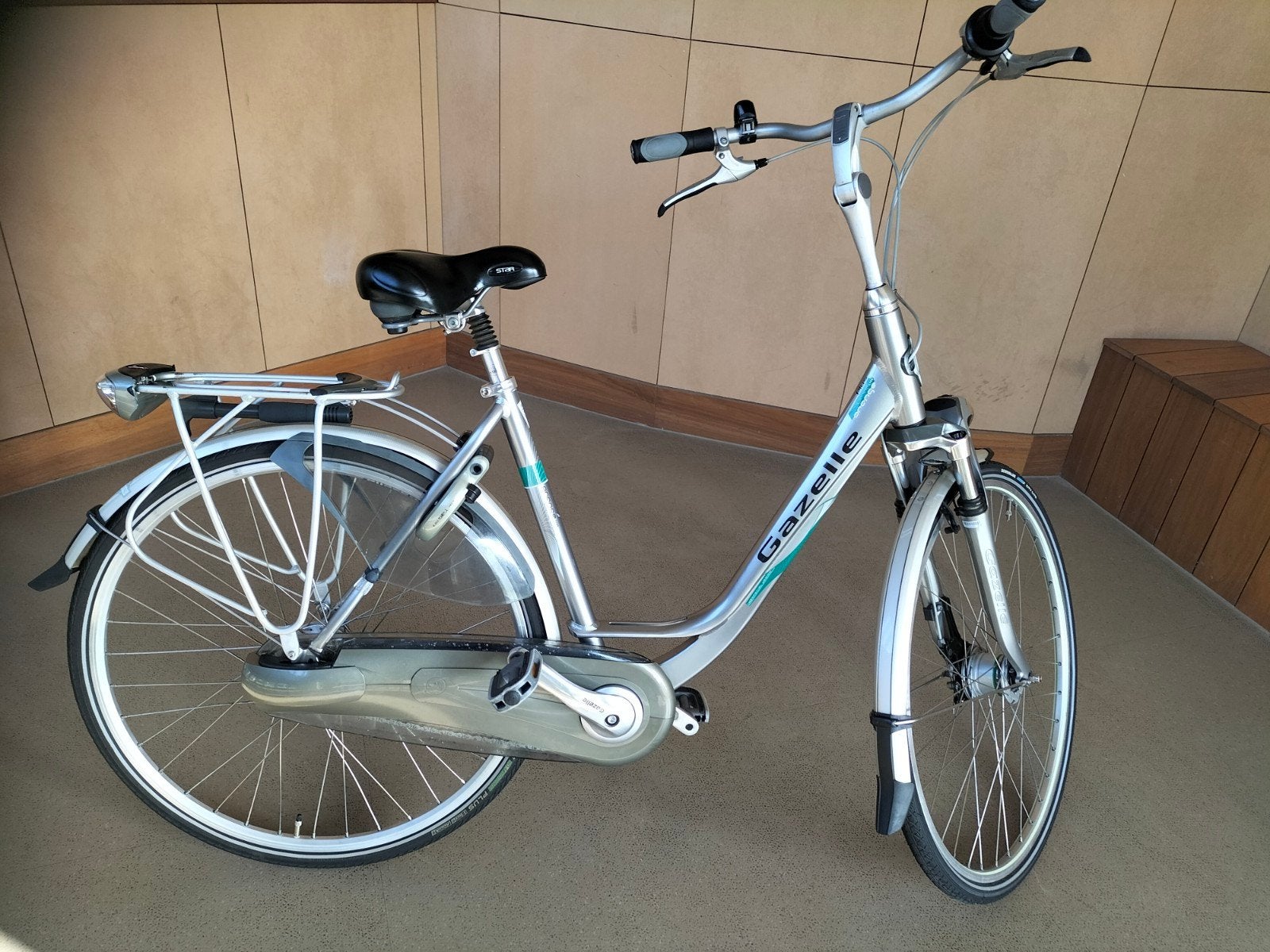 Gazelle orange, Fietsen en Brommers, Fietsen | Dames | Damesfietsen, 53 tot 56 cm, Ophalen of Verzenden, Zo goed als nieuw, Gazelle
