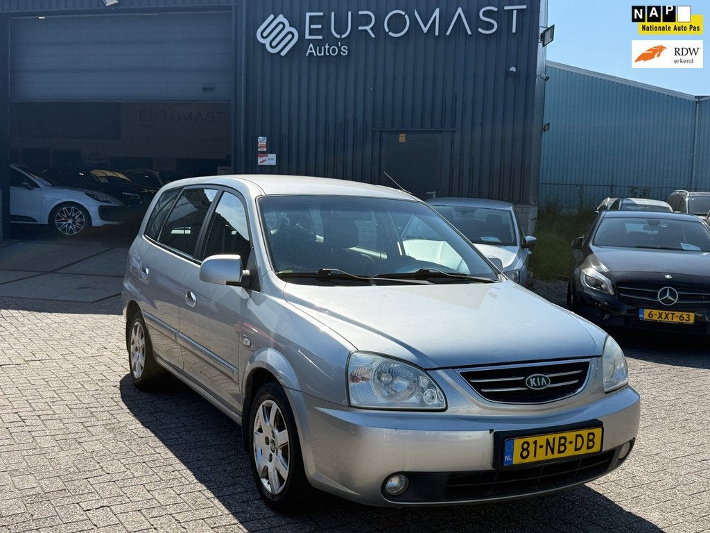 Kia Carens 1.8-16V EX EXPORT!, Auto's, Kia, 1793 cc, 1362 kg, 4 cilinders, Automatische klimaatregeling