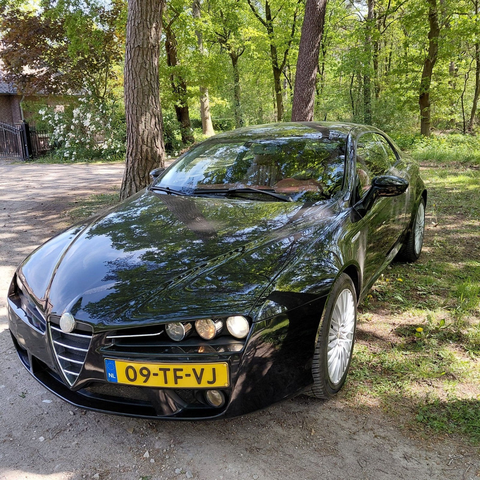 Alfa Romeo Brera 3.2 JTS V6 2006 Zwart, Parkeersensor, 4 stoelen, Zwart, Overige kleuren