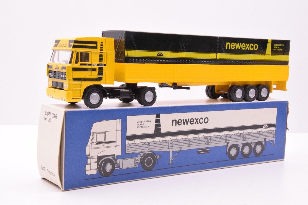 DAF 3300 spacecab  '' Newexco Winschoten ''  Lion car, Ophalen of Verzenden, Zo goed als nieuw, Bus of Vrachtwagen, Lion Toys