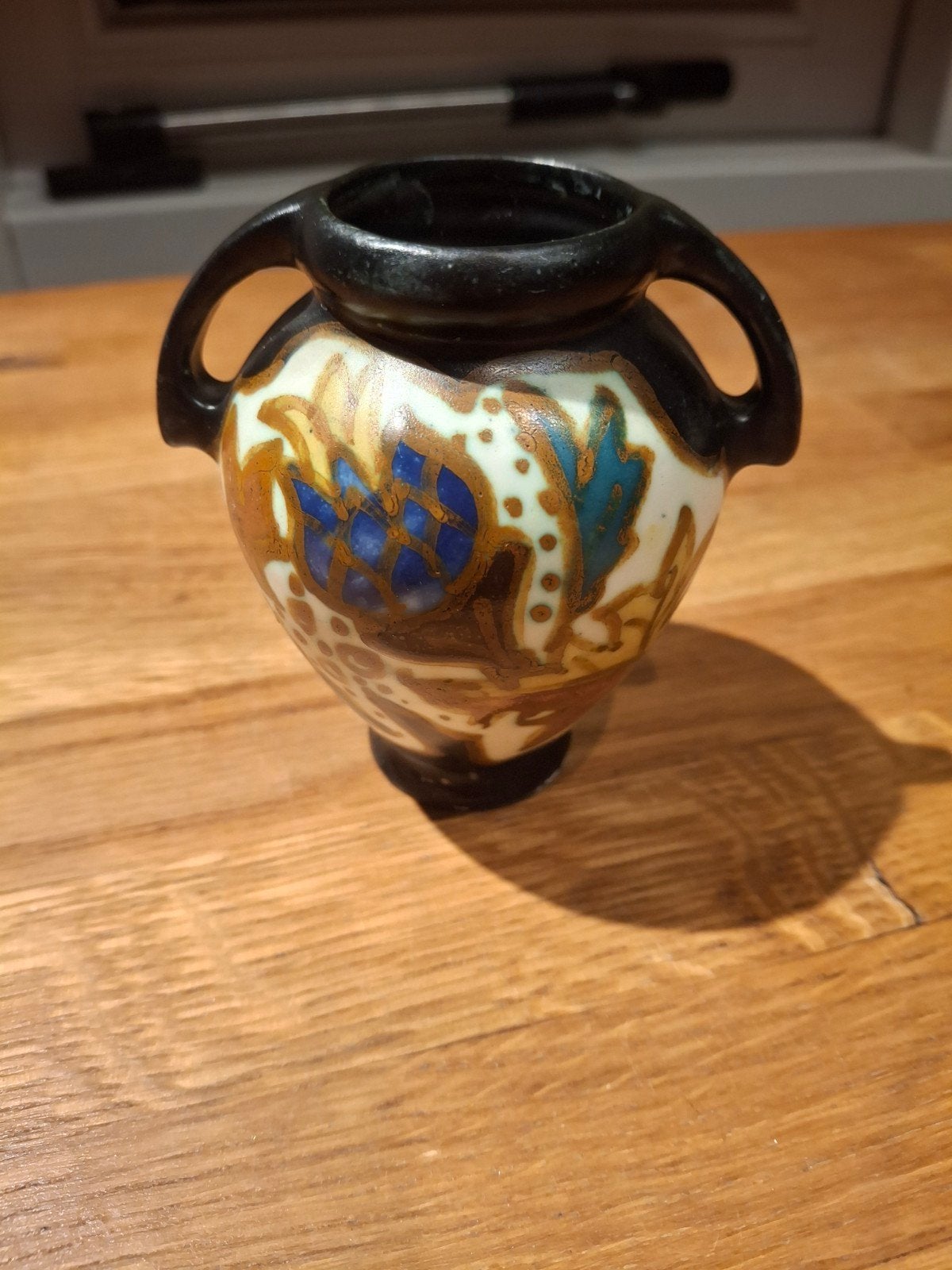 plateel vaasje ( gouda ), Ophalen of Verzenden