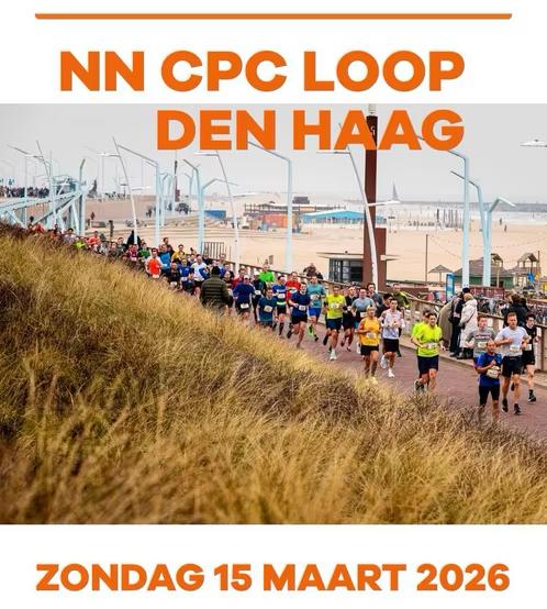 1 ticket voor de halve marathon CPC loop Den Haag, Eén persoon, Oktober