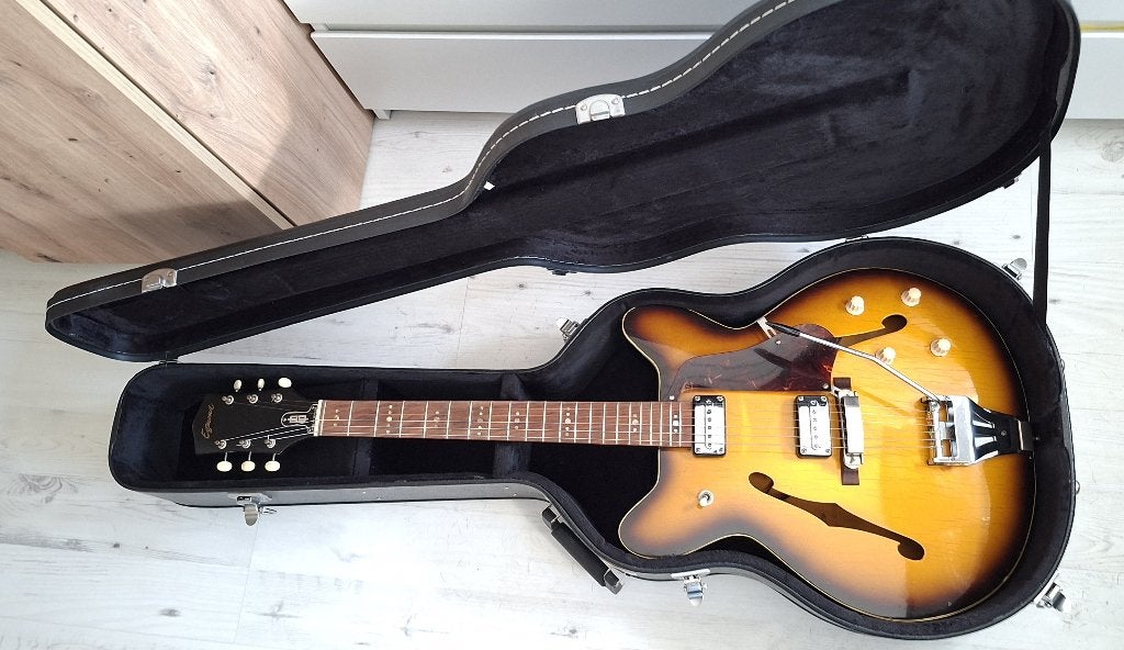 Vintage Princess 6 model 80 uit 1967 inclusief koffer, Muziek en Instrumenten, Ophalen, Gebruikt, Hollow body, Overige merken