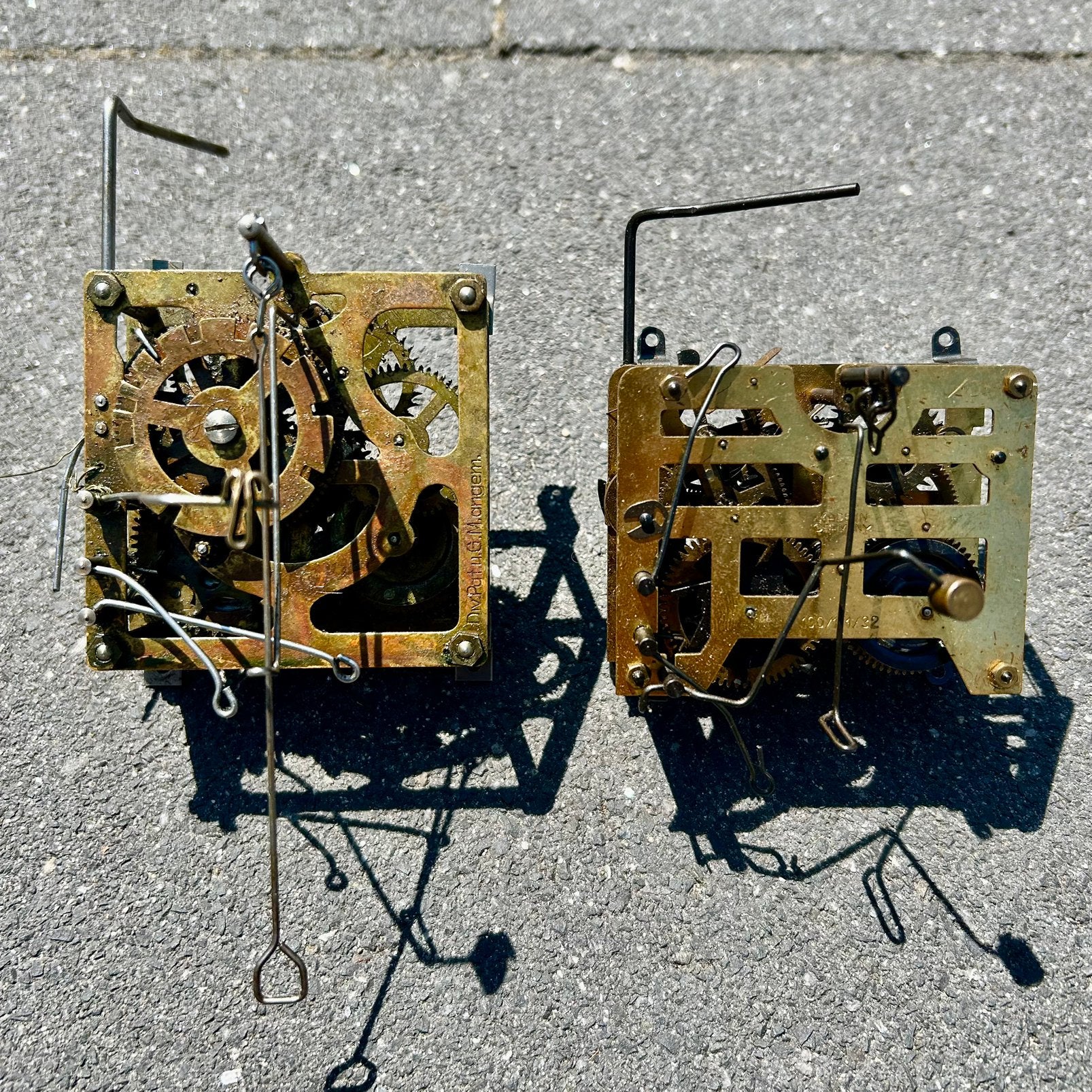 Twee koekoeksklok uurwerken, Ophalen of Verzenden