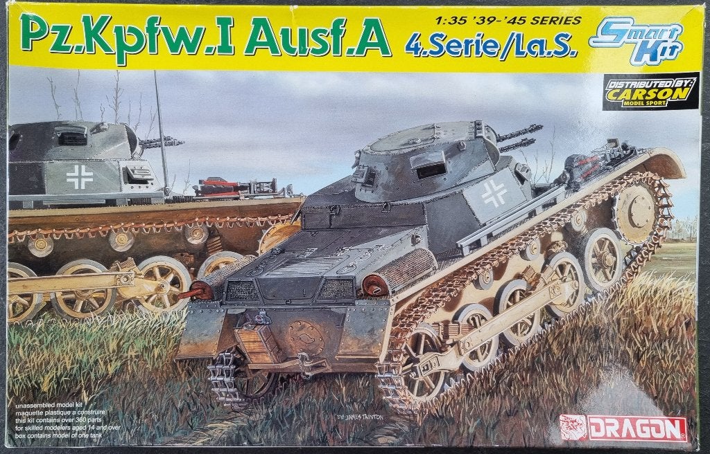 Dragon 1:35 #6451 WWII German Pz.Kpfw.I Ausf.A 4.Serie/La.S., Overige merken, Tank, 1:32 tot 1:50, Nieuw