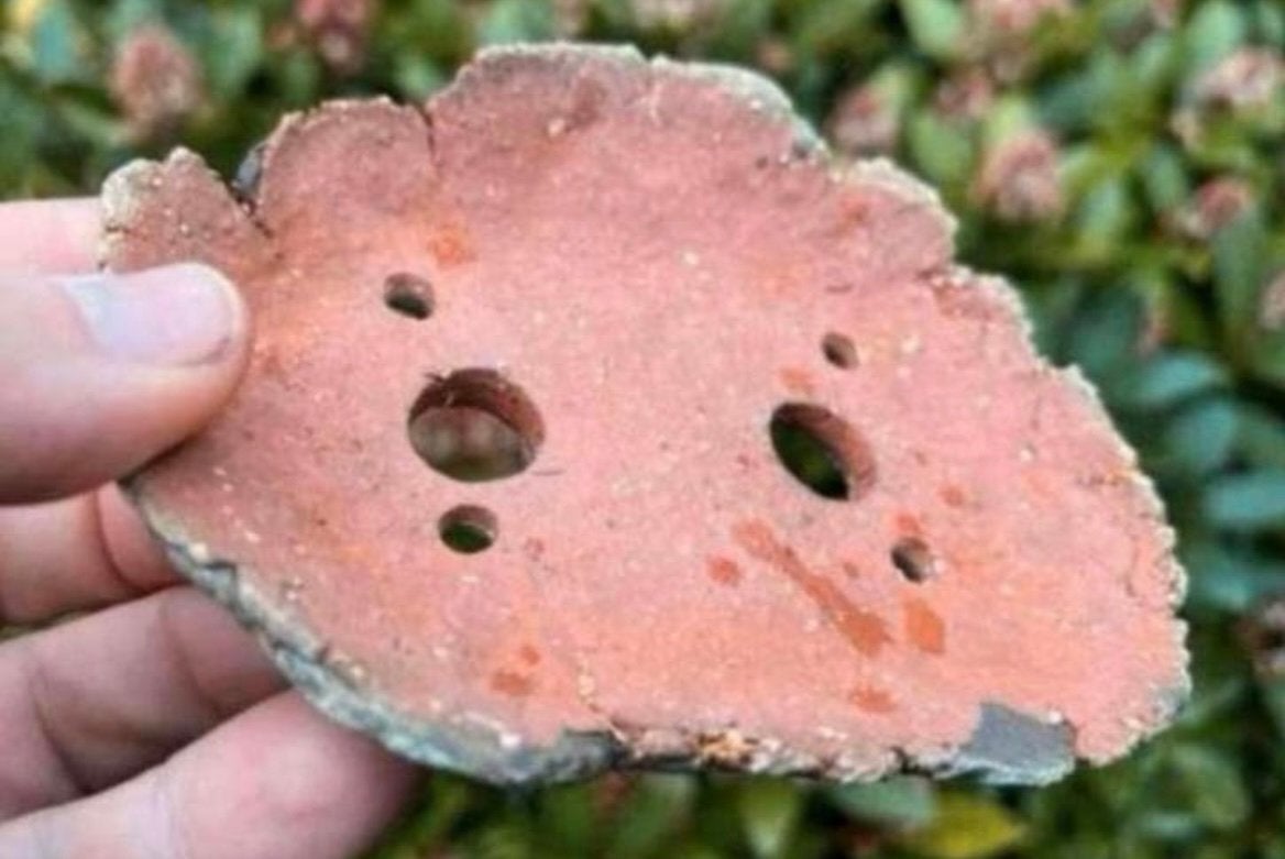Bonsai Slab handgemaakt bruin ongeglazuurd 13,5x10,5x2,5-1,5, Ophalen of Verzenden, Zo goed als nieuw, Overige vormen, Aardewerk