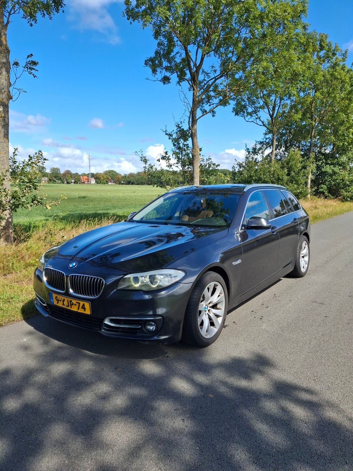 BMW 5-Serie 3.0 I 523 Touring 2010 Grijs, Auto's, BMW, 13 km/l, Achterwielaandrijving, 2996 cc, Stationwagon