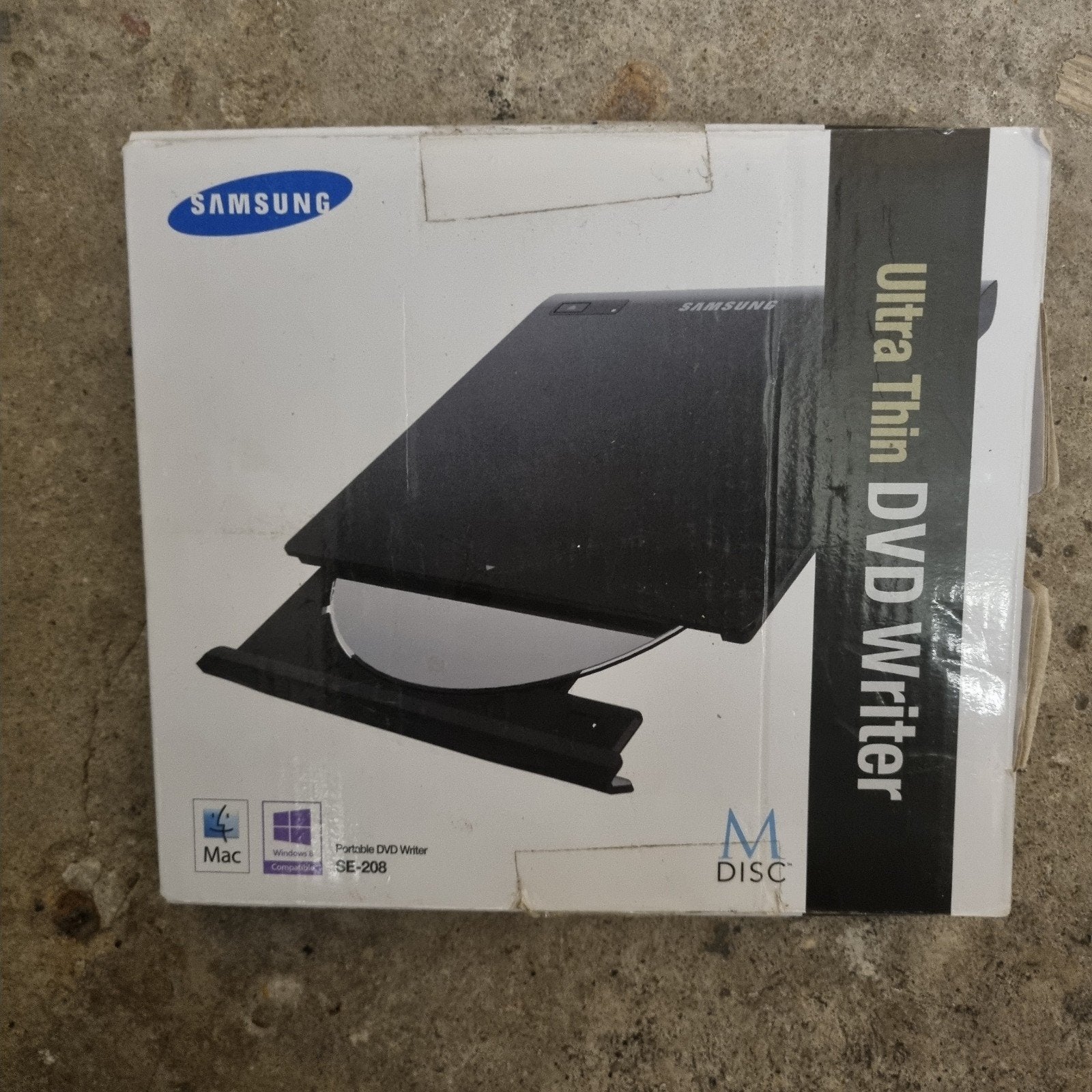 Samsung Ultra Thin Externe DVD Drive, Computers en Software, Cd, Zo goed als nieuw, Extern, MacOS