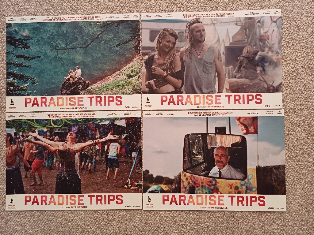PARADISE   TRIPS      lobbycard set., Verzamelen, Verzenden, Nieuw, A1 t/m A3, Film en Tv