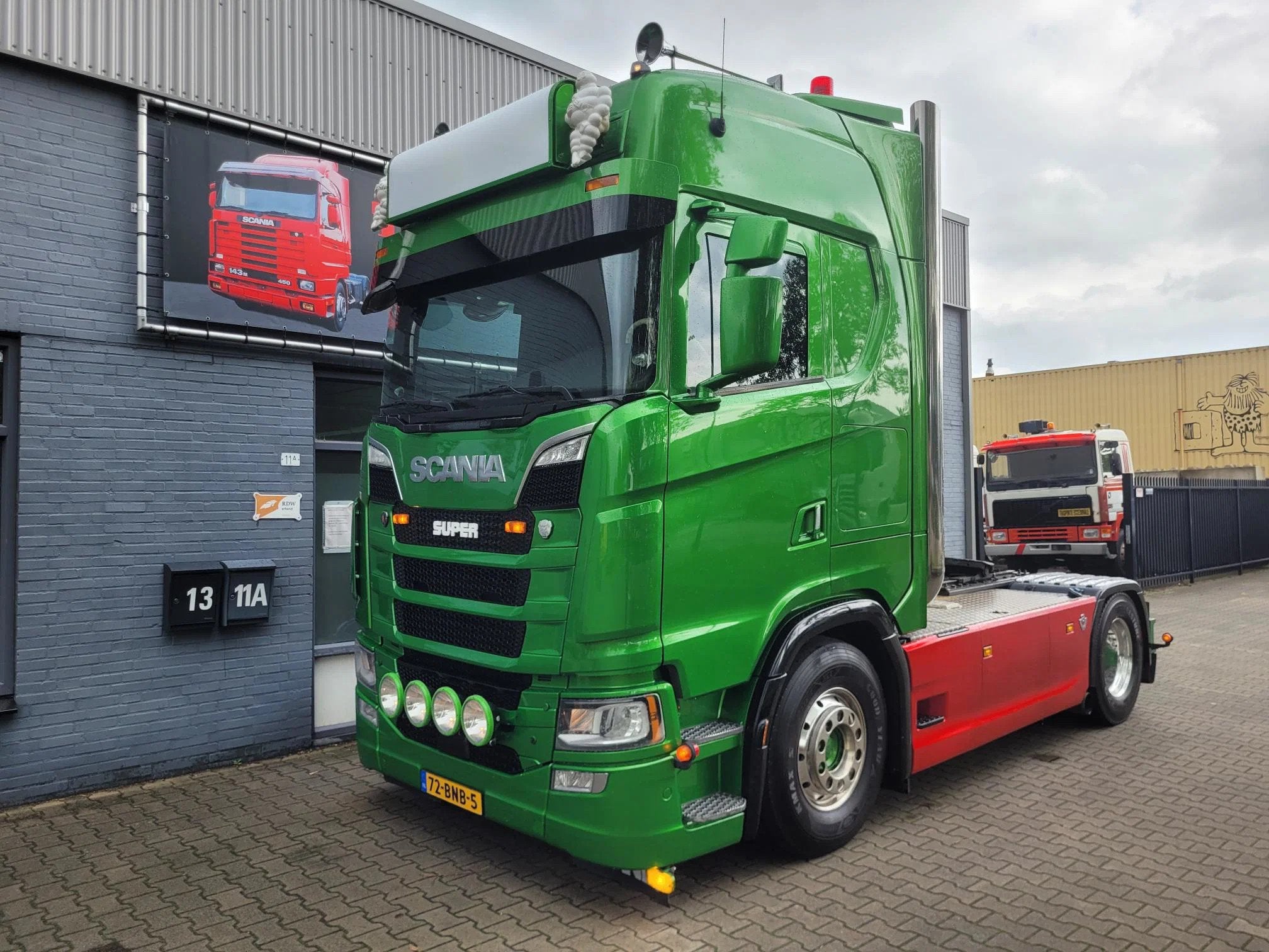 Scania S520 N323 A4X2NB full air 6x ballons (bj 2019), Achterwielaandrijving, Euro 6, Scania, Origineel Nederlands
