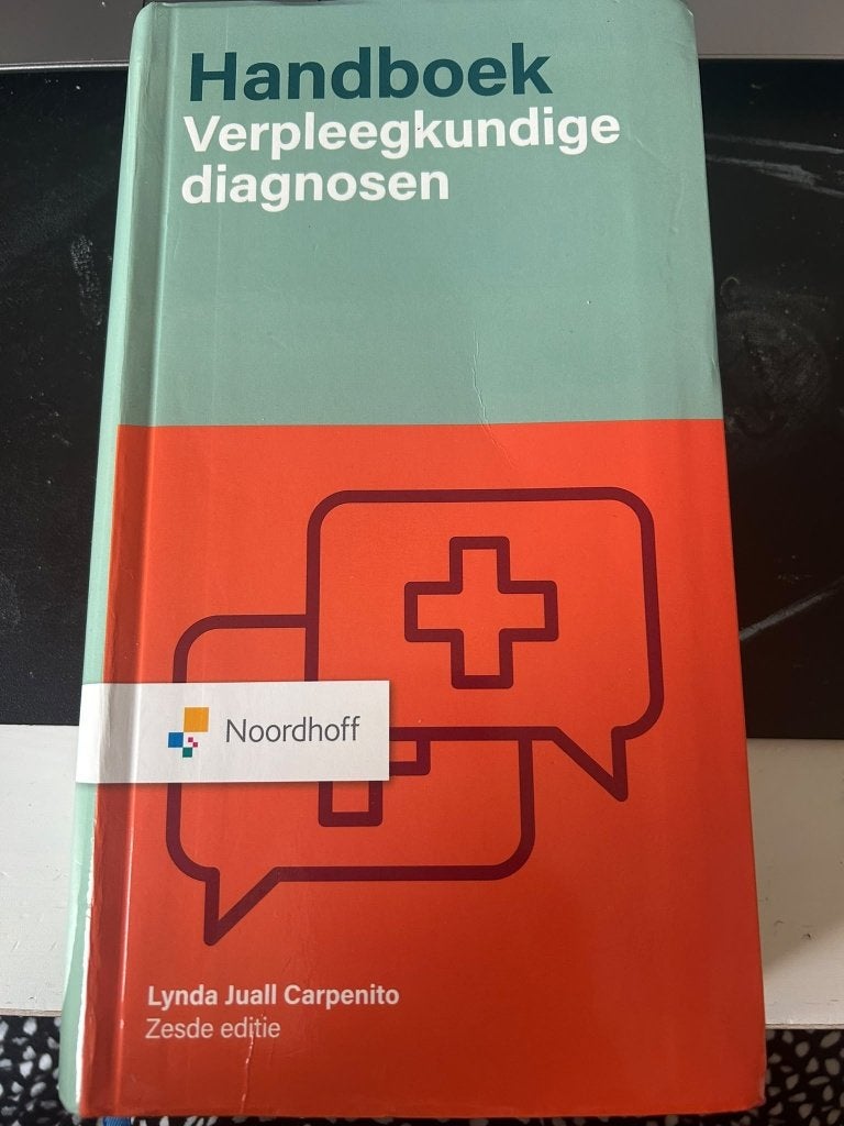 Handboek verpleegkundige diagnosen e.6, Noordhoff, Ophalen of Verzenden, Zo goed als nieuw, MBO