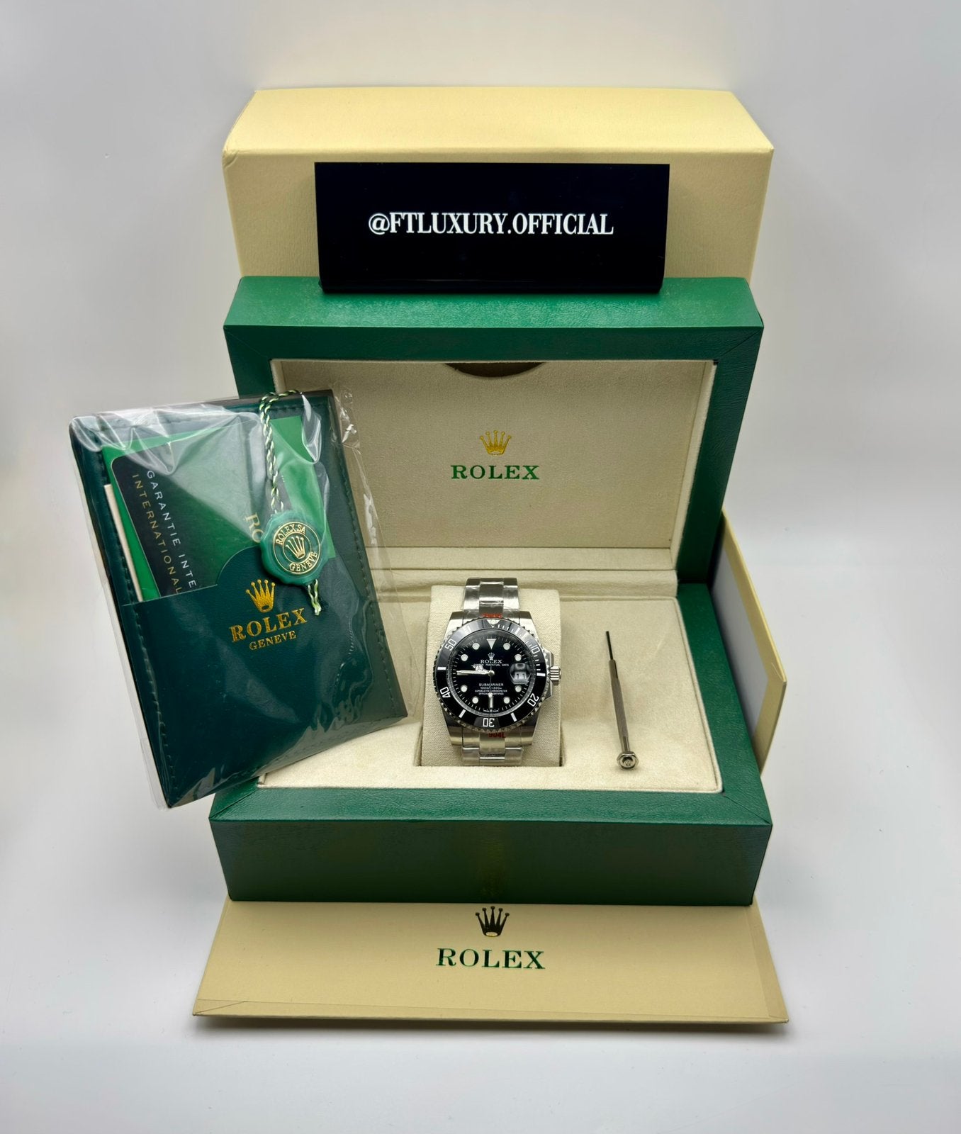 Rolex Submariner Date Zwart, Ophalen of Verzenden, Zo goed als nieuw