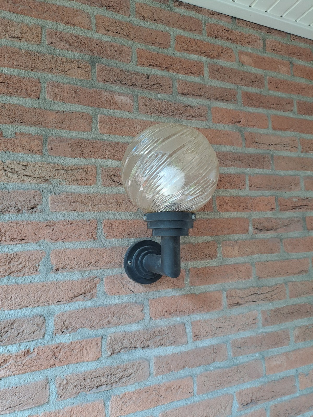 Buitenlamp met bolvormig glas, Ophalen, Gebruikt, Minder dan 50 watt, Wandlamp