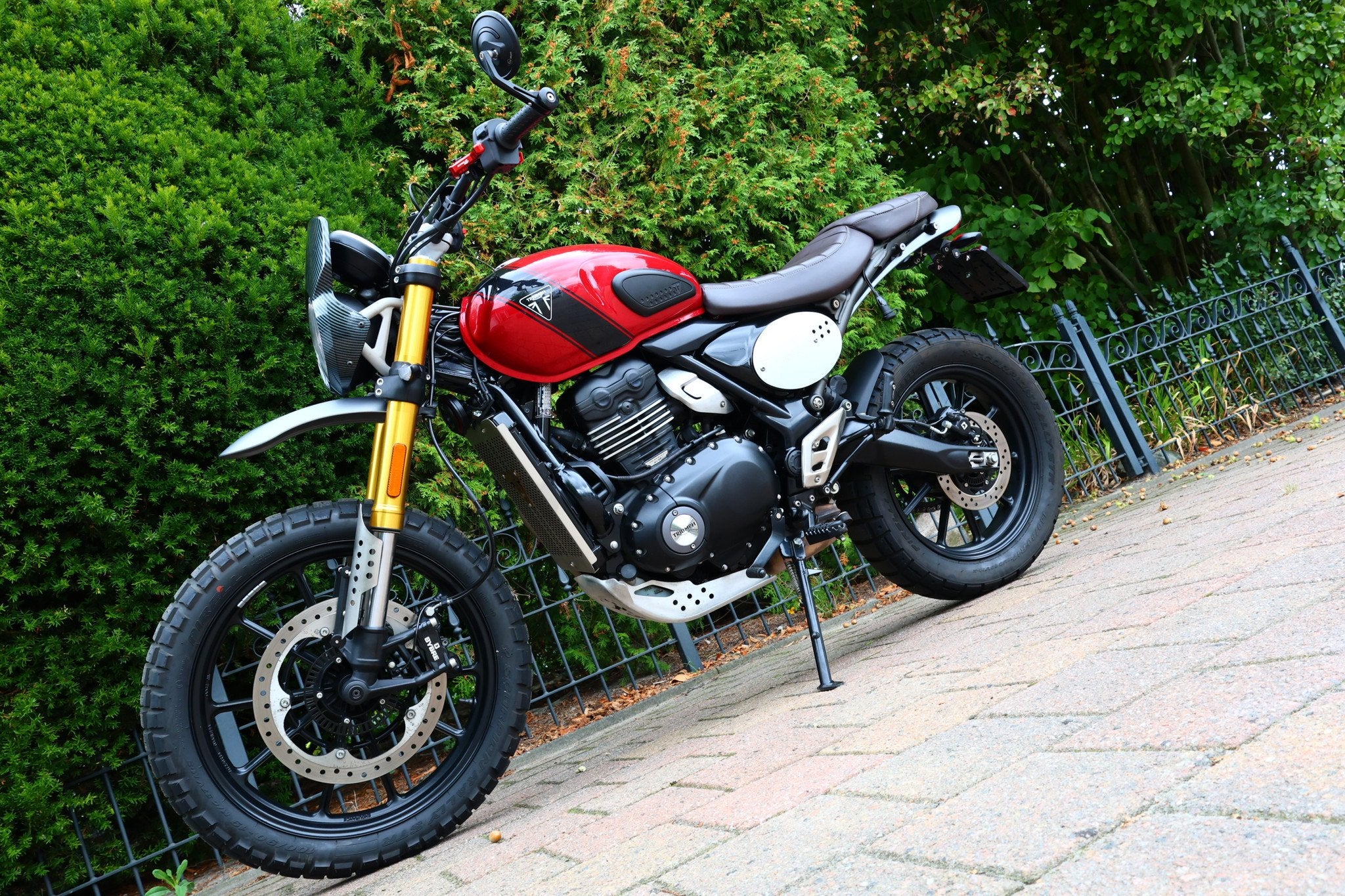Triumph SCRAMBLER 400 X ABS 35kw (bj 2024), Motoren, 398 cc, Handgeschakeld, 12 t/m 35 kW, Naked bike