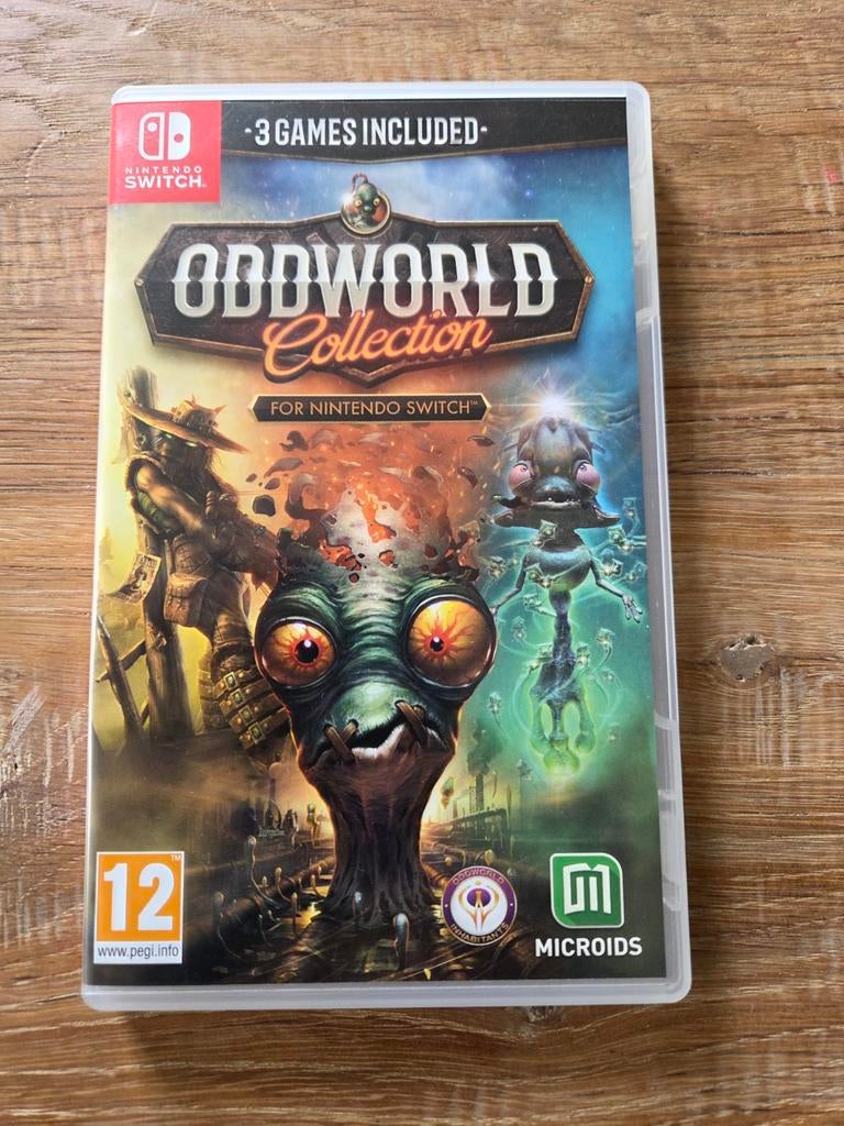 Oddworld Collection - Nintendo Switch (3 games inbegrepen), Spelcomputers en Games, Games | Nintendo Switch, Zo goed als nieuw