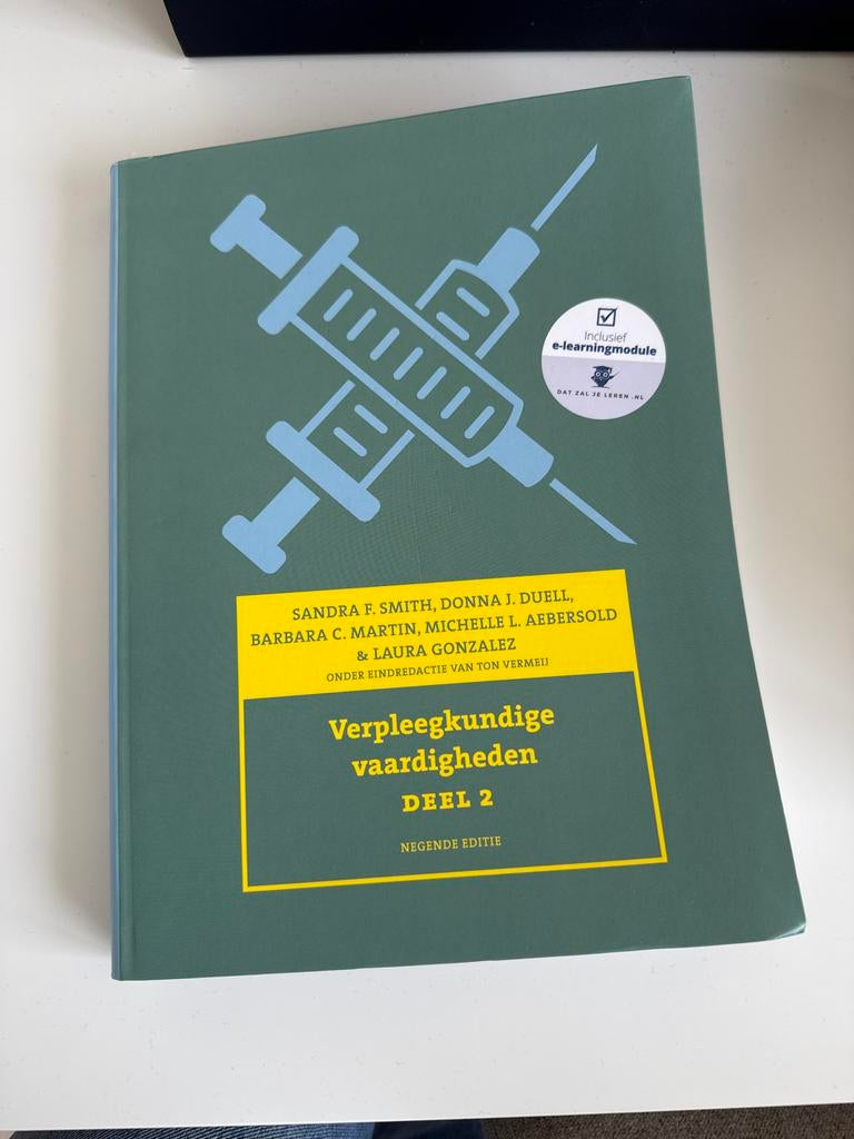 Verpleegkundige Vaardigheden Deel 2 - Negende Editie, Boeken, Ophalen of Verzenden, Gamma, Zo goed als nieuw, HBO