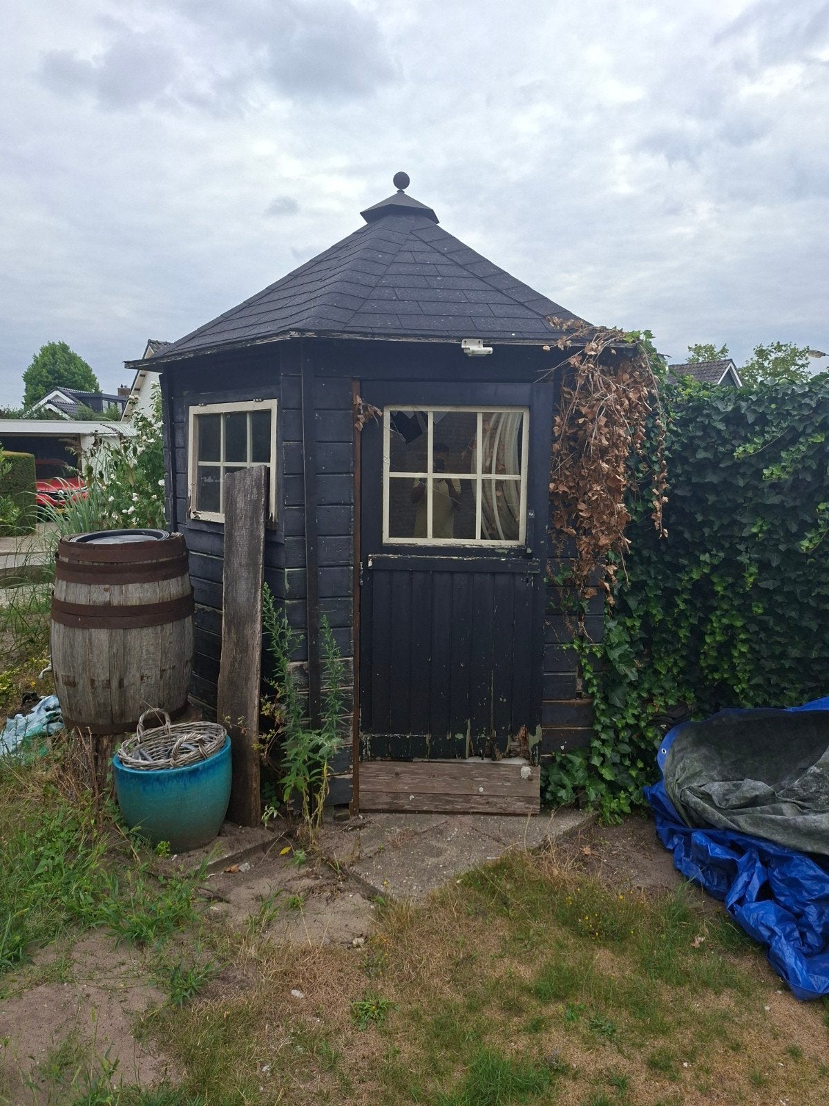 Compact tuinhuisje, ideaal voor kleine tuinen, Tuin en Terras, Tuinhuizen, Minder dan 250 cm, Gebruikt, Tuinhuis, Ophalen of Verzenden