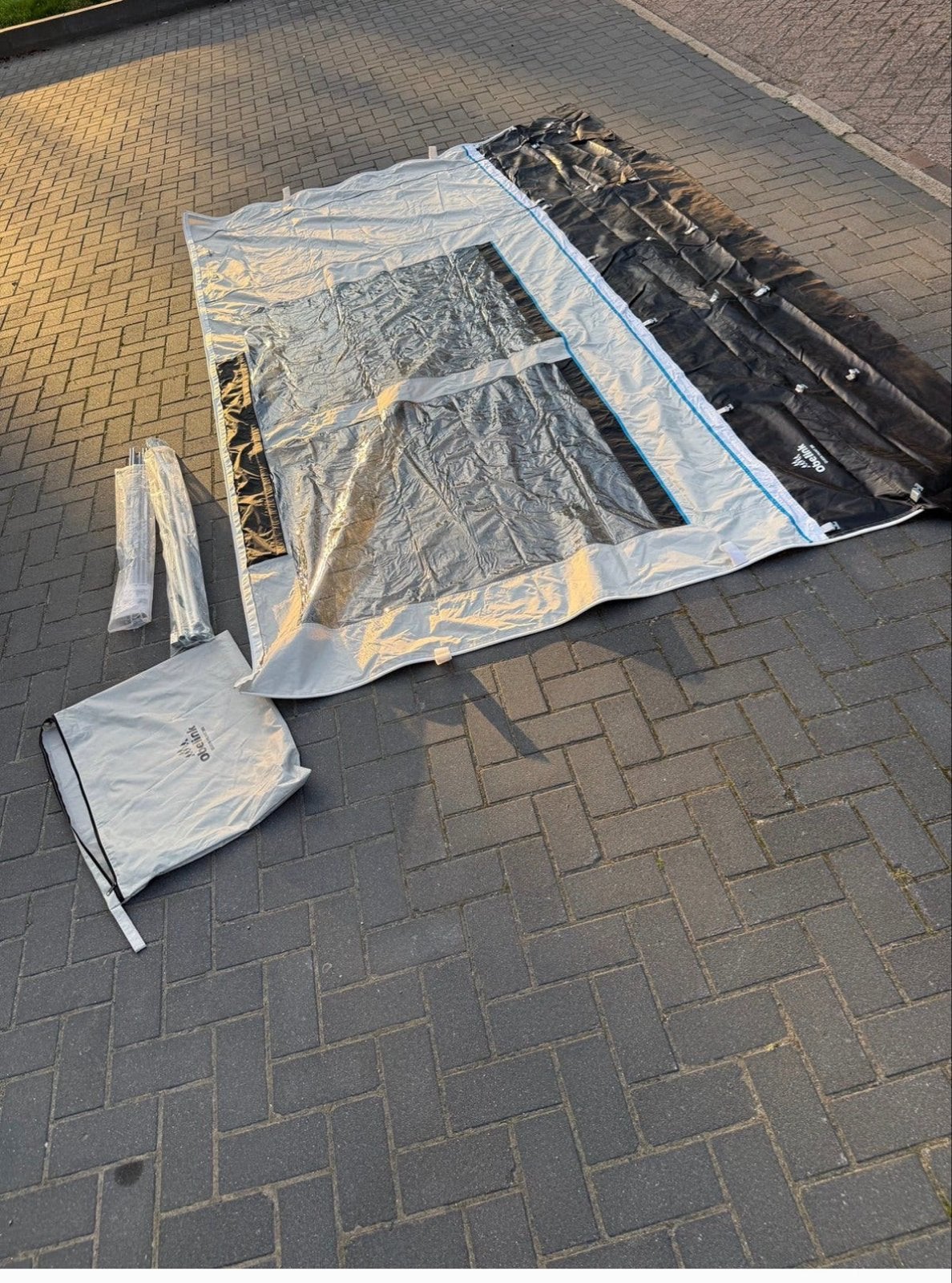 Obelink Queen Front 380 voortentluifel, Caravans en Kamperen, Ophalen, Gebruikt