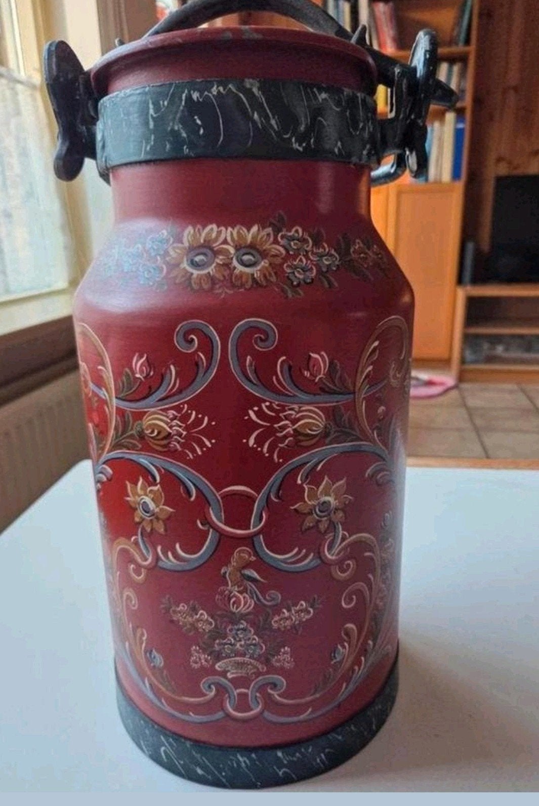 Metalen hindelooper melkbus - decoratie, Ophalen of Verzenden