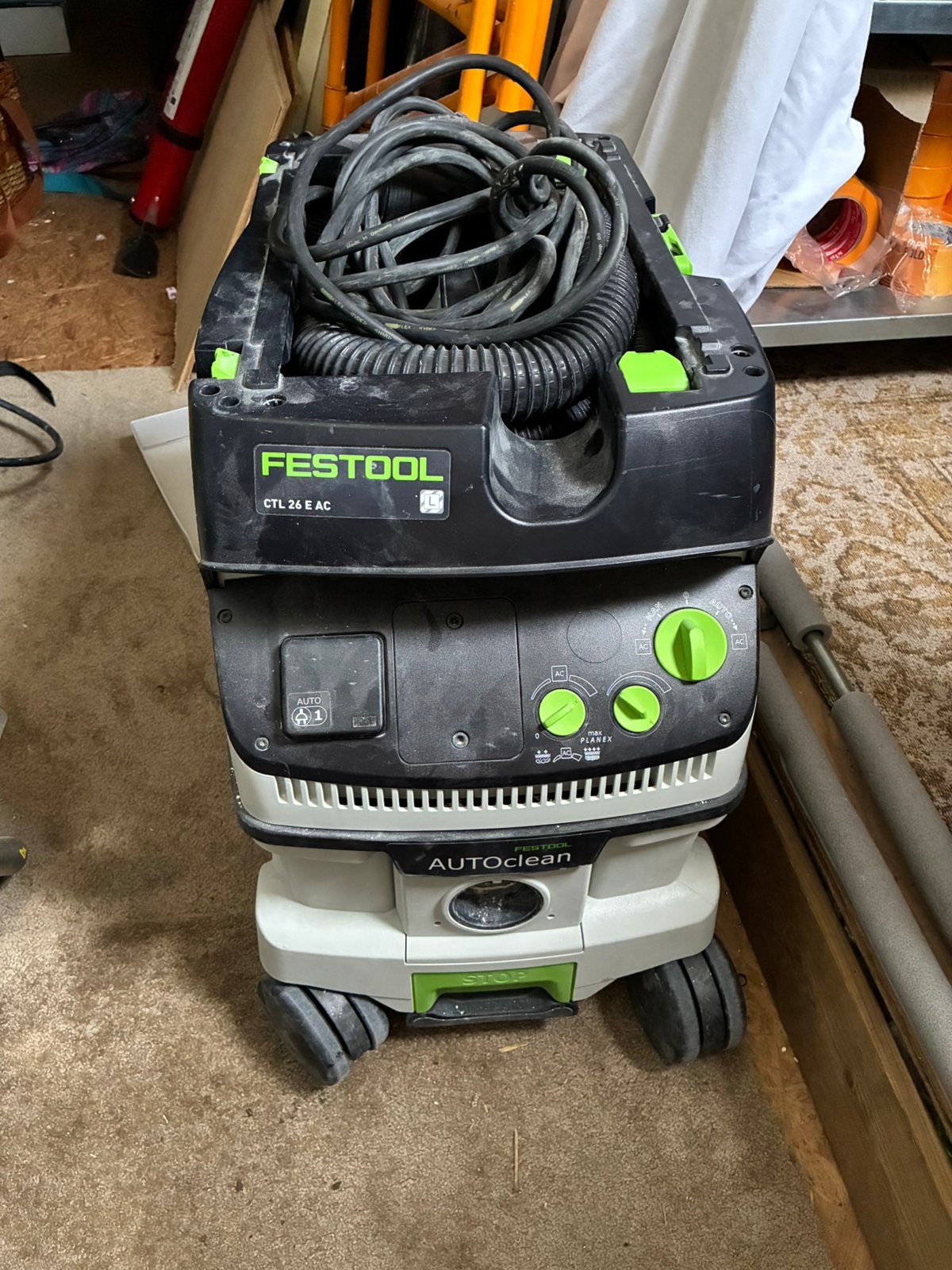 Langnek schuurmachine + stofzuiger festool, Doe-het-zelf en Verbouw, Ophalen, Zo goed als nieuw