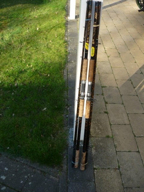 vishengels, Watersport en Boten, Ophalen, Gebruikt, Werphengel