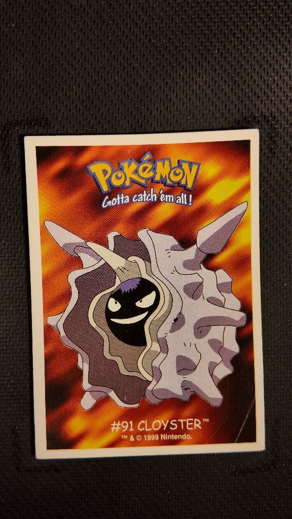 cloyster 1999 91 dunkin boomer | Pokemon kaart, Ophalen, Losse kaart