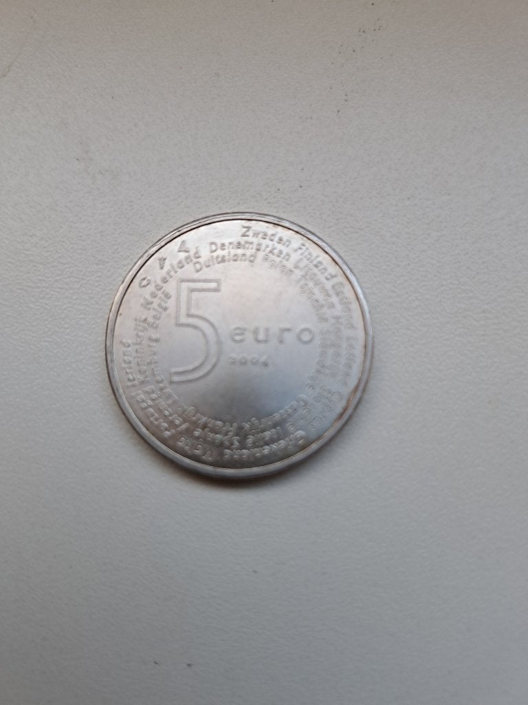 Herdenkingsmunt 5euro, Postzegels en Munten, Ophalen, Koningin Beatrix, Euro's, Losse munt