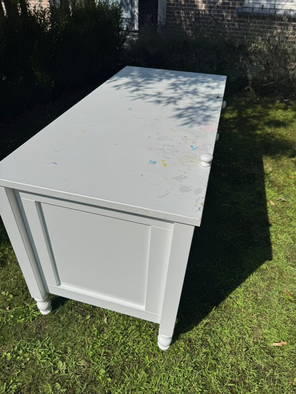 Bopita Belle wit meisjes bureau met 3 lades, Ophalen, Gebruikt, 128 cm, Kinderbureau
