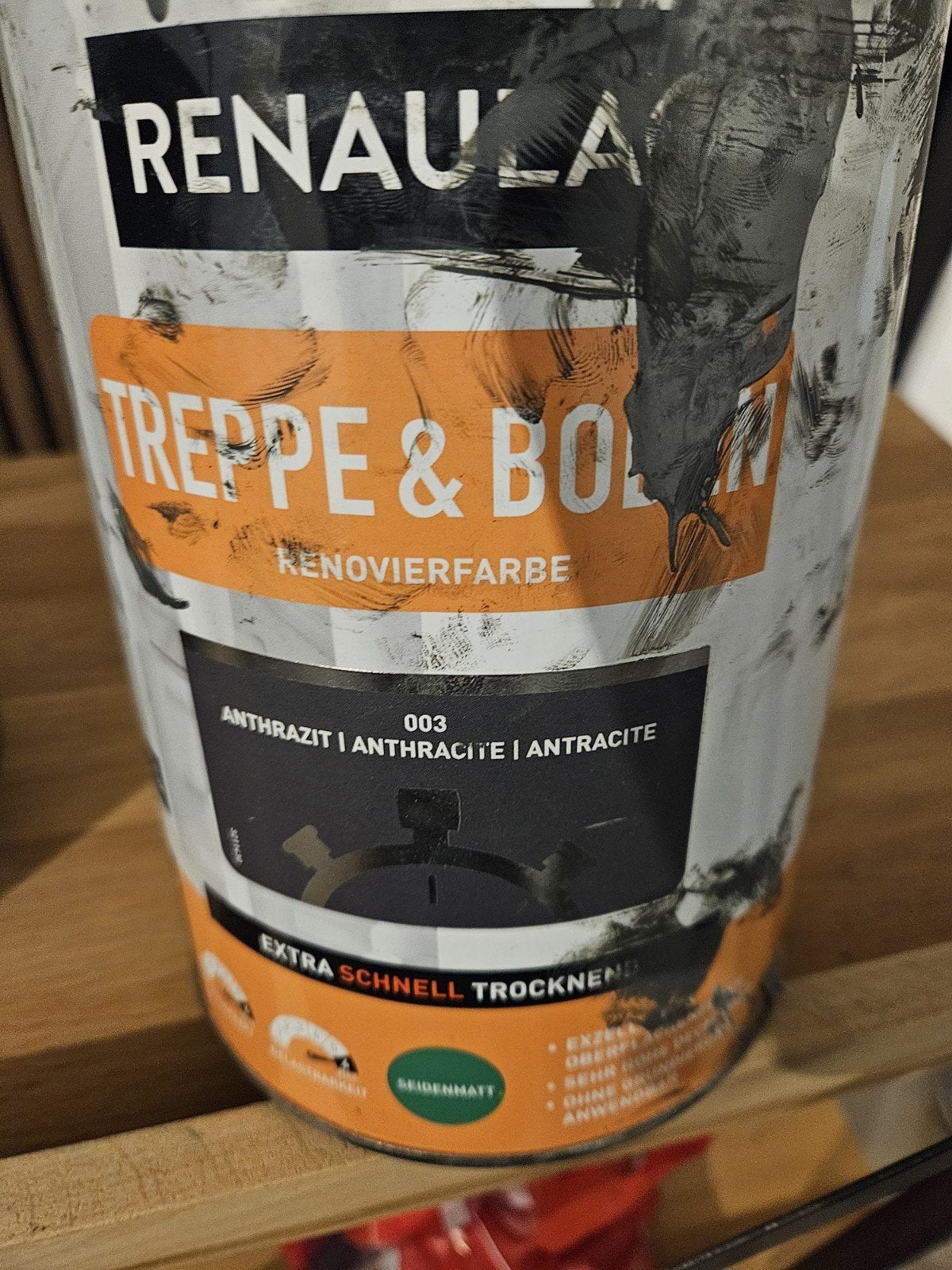 RENAULAC Trap & Vloer Renoverf Antraciet - Kleur getest, Ophalen of Verzenden