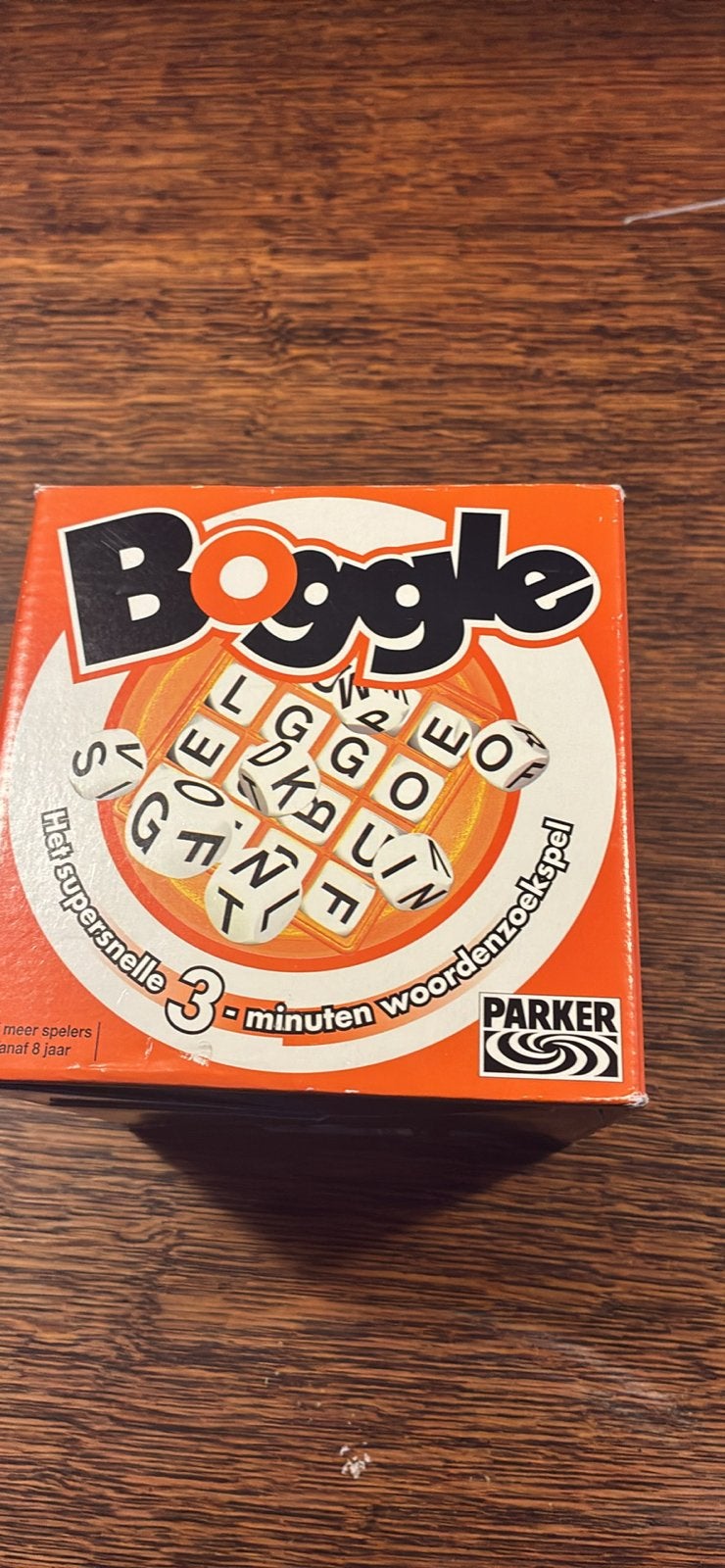 Boggle: Het supersnelle 3-minuten woordzoekspel, Hobby en Vrije tijd, Drie of vier spelers, Ophalen, Gebruikt