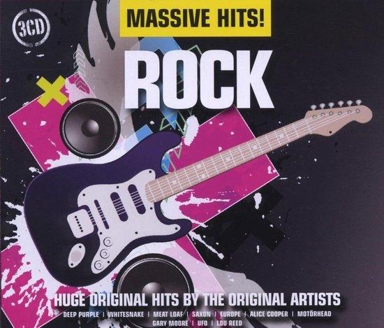 Massive Hits! Rock - 3 cd's, Ophalen of Verzenden, Zo goed als nieuw, Overige genres, Boxset