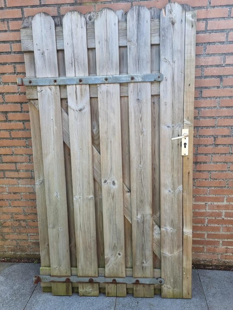 Houten poort, Ophalen, Minder dan 3 meter, Hout, 1 tot 2 meter