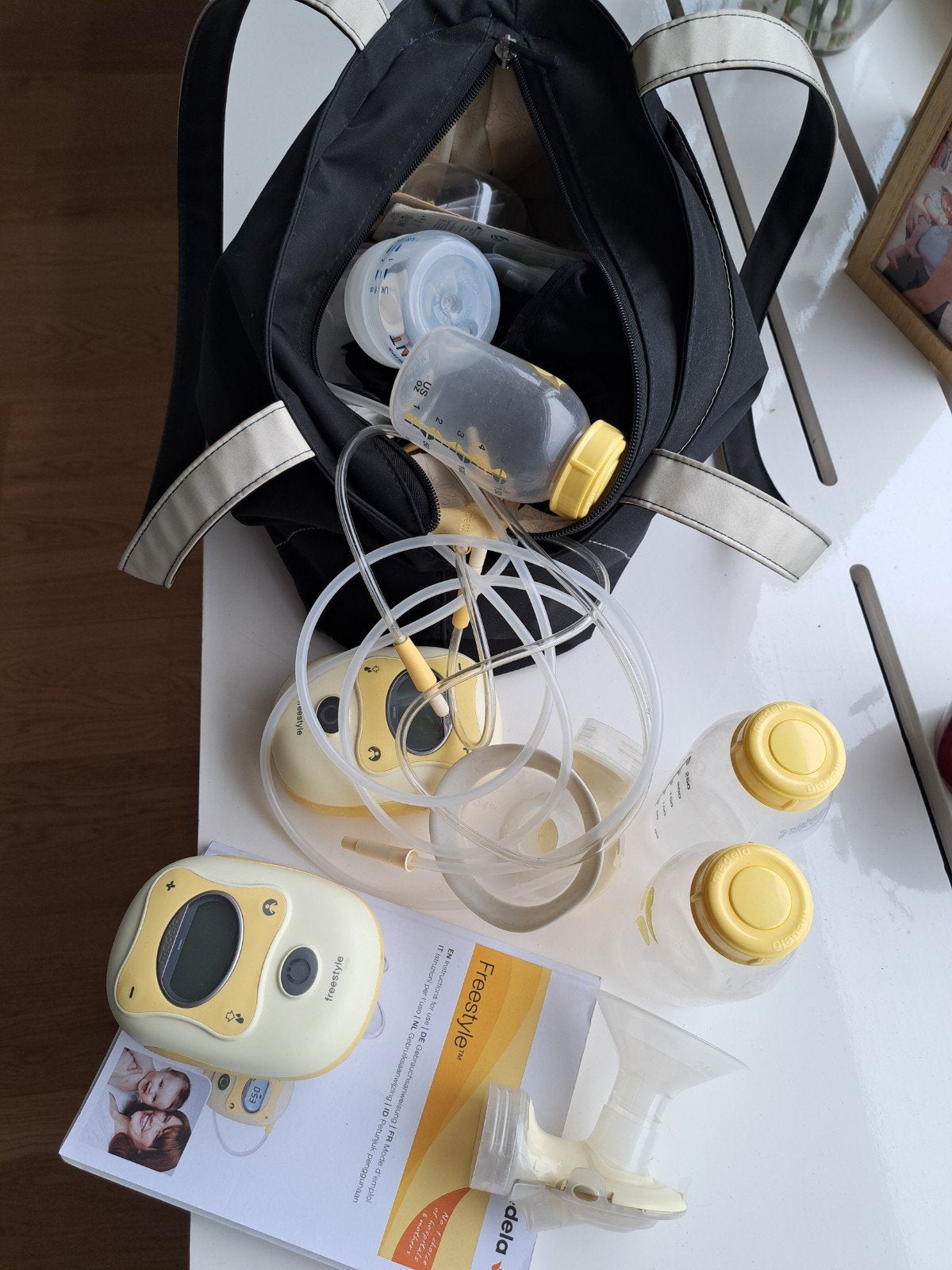 Medela Freestyle kolfpakket -  betaalbaar, Ophalen of Verzenden, Gebruikt, Borstkolf