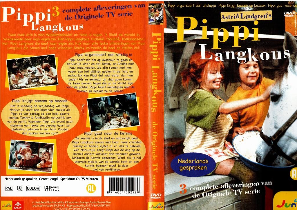 Pippi Langkous, Alle leeftijden, Ophalen of Verzenden, Zo goed als nieuw